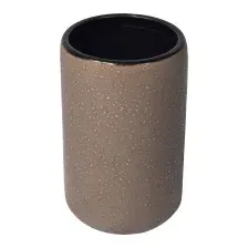 Стакан для зубной щетки и пасты Primanova Noble DR-75002 (коричневый)