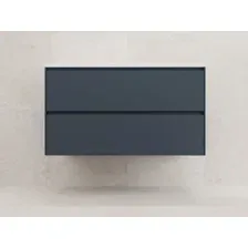 Symbolite Тумба под умывальник Лима 100 Line Plus 2 ящика (подвесная, графит)