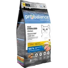 Сухой корм для кошек Probalance Sterilized с курицей 8 кг