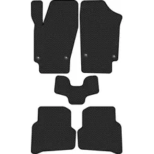 Комплект ковриков для авто Alicosta Volkswagen Polo V (седан / 614, 604, 6C1, 612, 602, 6C1) 2008 - 2020 (черный, ромб)
