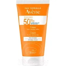 Крем солнцезащитный Avene Eau Thermale SPF 50+ (50мл)