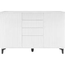 Комод Shtabe Royal 5055 эко (белый-Черный)