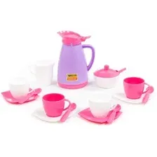 Набор игрушечной посуды Полесье Алиса на 4 персоны Pretty Pink 40657