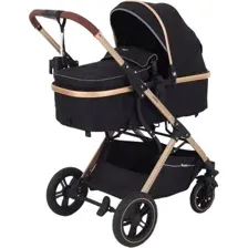 Универсальная коляска Rant Basic Pulsar Gold RA160 (2 в 1, black)