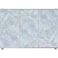 Торцевой экран под ванну Comfort Alumin Плитка голубая 73x50 (торцевой)