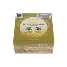 Патчи для глаз FARRES с золотом и пептидами, 60 шт