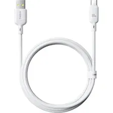 Зарядный кабель Baseus Silky Series / P10377703213-00 (1м, Moon White)