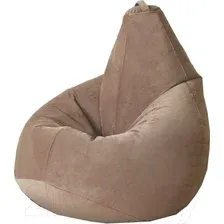 Кресло-мешок Kreslomeshki Груша XXL / GV-130x90-TSH (темный шоколад)