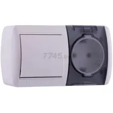 Розетка Lezard Nata 710-0200-170 (белый)