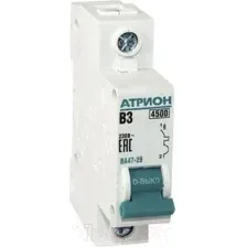 Выключатель автоматический Атрион VA4729-1-04B
