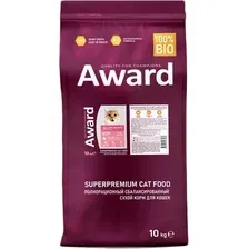 Сухой корм для кошек Award Healthy Growth Kitten с индейкой и курицей (10 кг)