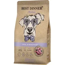 Сухой корм для собак Best Dinner Holistic Adult Sensible Hypoallergenic All Breeds Veal&rosemary (12 кг)