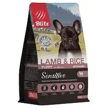 Сухой корм для собак Blitz Pets Sensitive Puppy Lamb & Rice (500 г)