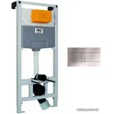 Инсталляция для унитаза OLI 120 Plus 099949 + 659046 (матовый хром)