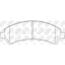 Тормозные колодки дисковые передняя ось NIBK PN0413