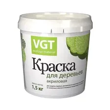 Краска VGT ВД-АК-1180 для деревьев 1,5кг (4 штуки)