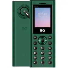 Телефон BQ 1858 Barrel, зеленый/черный