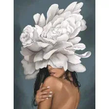 Картина Stamion Шляпка из пионов (40x60см)