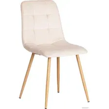 Стул TetChair Chilly mod. 7094-1 металл/вельвет (бежевый/натуральный)