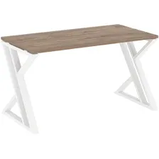 Стол письменный RIVA VR.L-SRZ-3.7 White, тиквуд темный