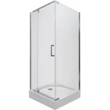 Душевой уголок Triton Дека 90x90 (хром, с поддоном)