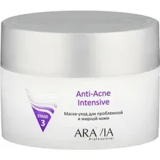 Маска-уход для проблемной и жирной кожи лица Aravia Professional Anti-Acne Intensive, 150 мл