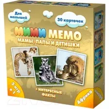 Настольная игра Нескучные игры Ми-Ми-Мемо Африка 8049