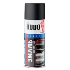 Эмаль для радиаторов отопления (черная матовая) 520 мл KUDO KU-5103