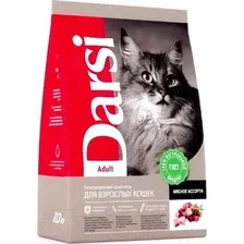 Сухой корм для кошек Darsi Adult Мясное ассорти / 37117 (300г)