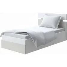 Кровать PROxSON Milton с ПМ 90x190 (белый/дуб шамони светлый 124)
