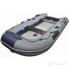 Надувная лодка Муссон 3200 Airdeck Киль (серый/синий)