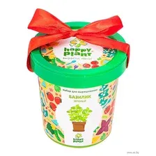 Набор для выращивания растений Happy Plant Базилик зеленый / hpn-14