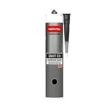 полиуретановый герметик!\ GRAVIT 630-чёрный 300ml 33201 NOVOL