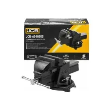 Тиски стальные поворотные с наковальней 5-125мм JCB6540305 JCB