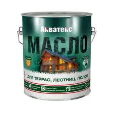 Масло РОГНЕДА Акватекс для террас, лестниц, полов 2,5 л