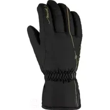 Перчатки лыжные Reusch Yana / 6131167-7707 (р-р 7, Black/Gold)