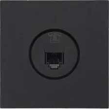 Розетка Lezard Zima 704-4288-137 (черный бархат)