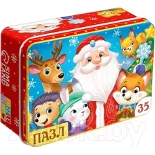 Пазл Puzzle Time Добрый Дедушка Мороз 7663050 (35 эл)