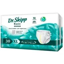 Подгузники для взрослых Dr.Skipp Basic XL (30 шт)