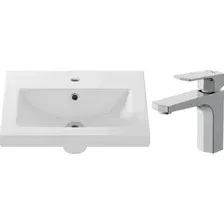Умывальник Cersanit Como 50 S-UM-COM50/1-w + 63055