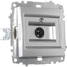 Розетка телевизионная Elbi Zena-Vega 609-011000-246 (серебристый)