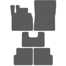 Комплект ковриков для авто Alicosta Mercedes-Benz G-Class II (suv / W463) 2001 - 2008 (серый, ромб)