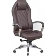 Кресло SitUp APOLLO chrome (экокожа Dark Brown/Dark Brown)