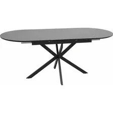 Кухонный стол Signal Gaston ceramic 140-180/100 (серый/черный)