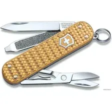 Нож-брелок Victorinox Classic Precious Alox 0.6221.408G (золотистый)