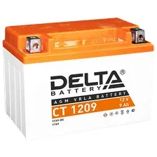 Мотоциклетный аккумулятор Delta CT 1209 (9 А·ч)