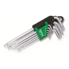 набор ключей Torx! T10-Т50 9шт с отверст. длинных GAAL0919 TOPTUL