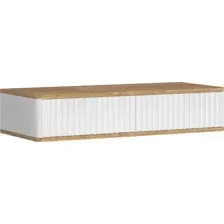 Тумба Shtabe Royal 5010 эко (белый-дуб кантри золотой)