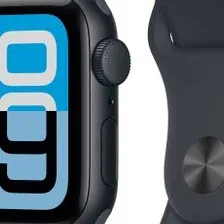 Умные часы Apple Watch SE 3 40 мм (алюминиевый корпус, полуночный/полуночный, спортивный силиконовый ремешок S/M)