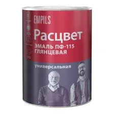 Эмаль Расцвет ПФ-115 глянцевый (1.9кг, ярко-желтый)